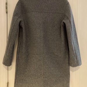 Nordstrom Topshop Coat.   Fantastic classic gray car coat length. Size 4- NWT
